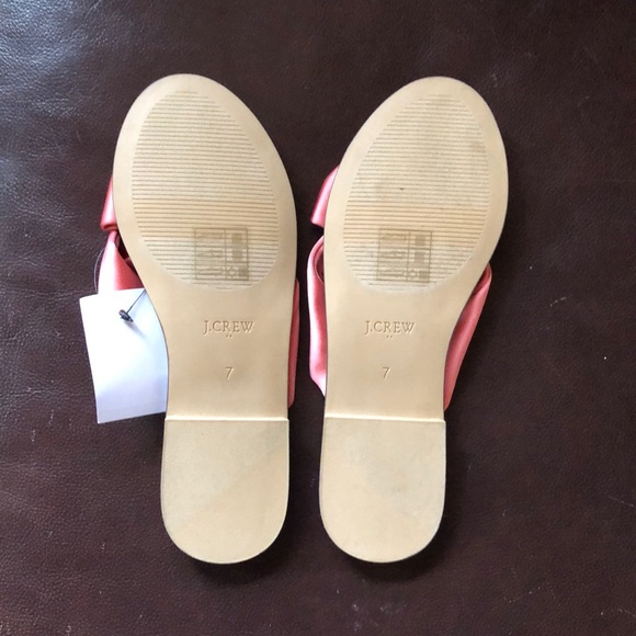 JCrew satin knotted slide sandals - Picture 4 of 4